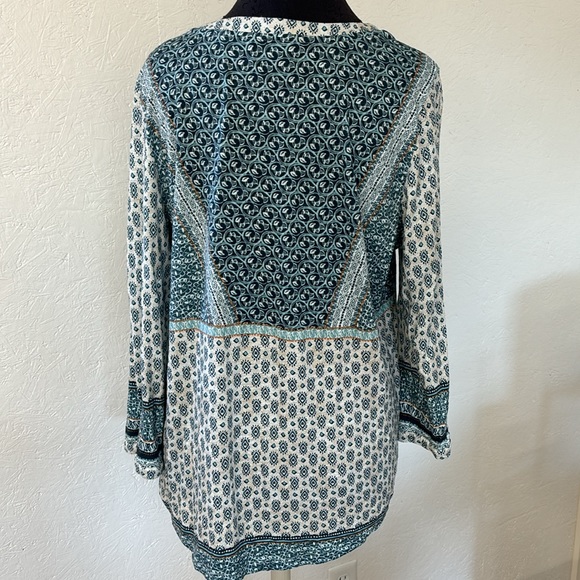 Orvis Knit Boho Print Shirt - Picture 3 of 10